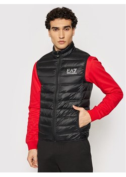 EA7 Emporio Armani Kamizelka 8NPQ01 PN29Z 1200 Czarny Regular Fit ze sklepu MODIVO w kategorii Kamizelki męskie - zdjęcie 183813178