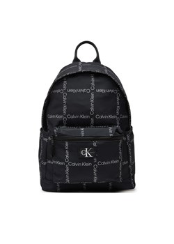 Calvin Klein Jeans Plecak City Grid Aop IU0IU00711 Czarny ze sklepu MODIVO w kategorii Plecaki dla dzieci - zdjęcie 183813186