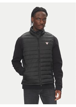 Guess Jeans Bezrękawnik M5RN55 WHAB2 Czarny Regular Fit ze sklepu MODIVO w kategorii Kamizelki męskie - zdjęcie 183813197
