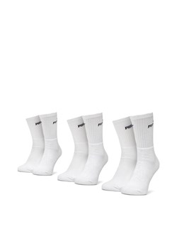 Puma Zestaw 3 par wysokich skarpet unisex 90793402 39/42 Biały ze sklepu MODIVO w kategorii Skarpetki damskie - zdjęcie 183813199