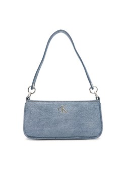 Calvin Klein Torebka Denim Shoulder Pouch W/Strap LV04F3217G Niebieski ze sklepu MODIVO w kategorii Torebki damskie - zdjęcie 183813226