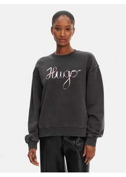 HUGO Bluza Deroxina_4 50545198 Szary Oversize ze sklepu MODIVO w kategorii Bluzy damskie - zdjęcie 183813278