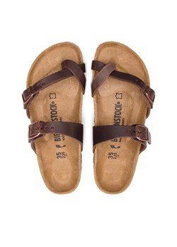 Birkenstock Japonki Mayari 0071023 Brązowy ze sklepu MODIVO w kategorii Klapki damskie - zdjęcie 183813286