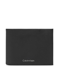 Calvin Klein Portfel męski Ck Must Comp Trifold W Coin & Ca LV04D1045G Czarny ze sklepu MODIVO w kategorii Portfele męskie - zdjęcie 183813327