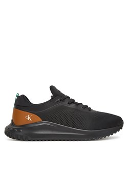 Calvin Klein Jeans Sneakersy Eva Runner Tech Knit YM0YM01293 Czarny ze sklepu MODIVO w kategorii Buty sportowe męskie - zdjęcie 183813399