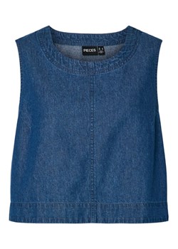 Pieces Top Tenim 17157936 Granatowy Regular Fit ze sklepu MODIVO w kategorii Bluzki damskie - zdjęcie 183813446
