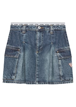 Guess Spódnica jeansowa J5RD07 D45E0 Niebieski Regular Fit ze sklepu MODIVO w kategorii Spódnice dziewczęce - zdjęcie 183813456