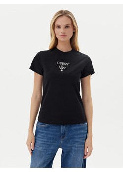 Guess T-Shirt V4YI21 KCDH1 Czarny Slim Fit ze sklepu MODIVO w kategorii Bluzki damskie - zdjęcie 183813469