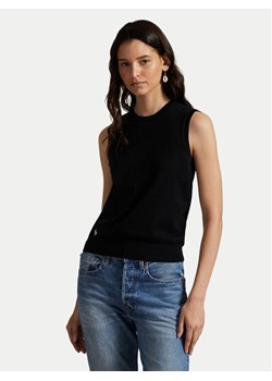 Polo Ralph Lauren Sweter 211972111001 Czarny Straight Fit ze sklepu MODIVO w kategorii Swetry damskie - zdjęcie 183813516
