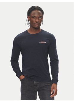 Guess Jeans Longsleeve M4YI54 K8HM0 Granatowy Regular Fit ze sklepu MODIVO w kategorii T-shirty męskie - zdjęcie 183813529