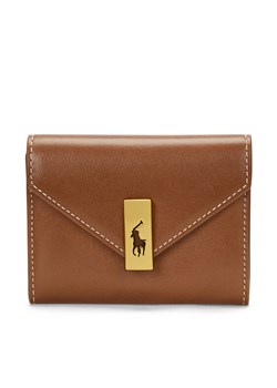Polo Ralph Lauren Mały Portfel Damski 427886734008 Brązowy ze sklepu MODIVO w kategorii Portfele damskie - zdjęcie 183813568