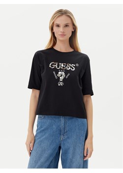 Guess T-Shirt V4YI06 I3Z14 Czarny Relaxed Fit ze sklepu MODIVO w kategorii Bluzki damskie - zdjęcie 183813635