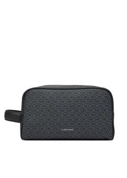 Calvin Klein Kosmetyczka Ck Must Mono Washbag/Dopp Kit LV04D1041G Czarny ze sklepu MODIVO w kategorii Kosmetyczki - zdjęcie 183813655