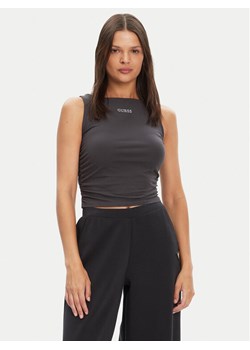Guess Top V5YP00 J1314 Szary Slim Fit ze sklepu MODIVO w kategorii Bluzki damskie - zdjęcie 183813687