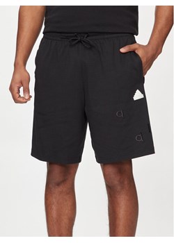 adidas Szorty sportowe Embroidered Ice Hockey IP4075 Czarny Regular Fit ze sklepu MODIVO w kategorii Spodenki męskie - zdjęcie 183813726