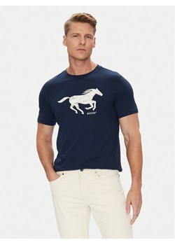 Mustang T-Shirt Austin 1016483 Granatowy Regular Fit ze sklepu MODIVO w kategorii T-shirty męskie - zdjęcie 183813975