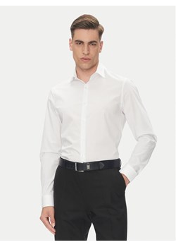 Calvin Klein Koszula Essential LV019EU000 Biały Slim Fit ze sklepu MODIVO w kategorii Koszule męskie - zdjęcie 183813979