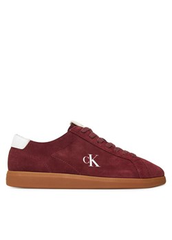 Calvin Klein Jeans Sneakersy Low Profile Cupsole Su YM0YM01321 Bordowy ze sklepu MODIVO w kategorii Buty sportowe męskie - zdjęcie 183814008