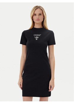 Guess Sukienka codzienna V4YK02 KCDH1 Czarny Regular Fit ze sklepu MODIVO w kategorii Sukienki - zdjęcie 183814039
