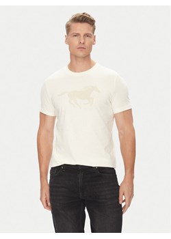Mustang T-Shirt Austin 1016483 Beżowy Regular Fit ze sklepu MODIVO w kategorii T-shirty męskie - zdjęcie 183814047
