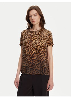 Guess Bluzka 5YGH29 7320A Brązowy Regular Fit ze sklepu MODIVO w kategorii Bluzki damskie - zdjęcie 183814088