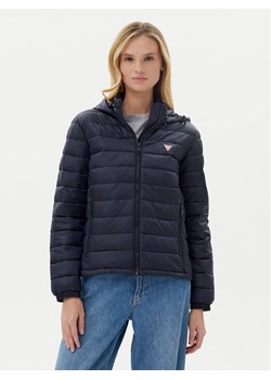 Guess Jeans Kurtka przejściowa W5RL99 WHAB2 Granatowy Regular Fit ze sklepu MODIVO w kategorii Kurtki damskie - zdjęcie 183814115