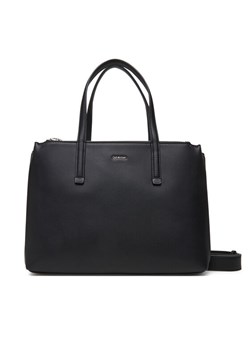 Calvin Klein Torebka Ck Must Tote Md LV04F3098G Czarny ze sklepu MODIVO w kategorii Torebki damskie - zdjęcie 183814146