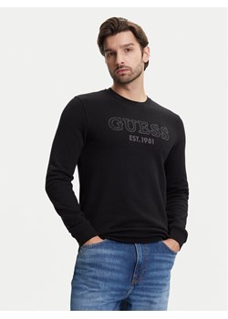 Guess Bluza M5YQ08 KCN01 Czarny Regular Fit ze sklepu MODIVO w kategorii Bluzy męskie - zdjęcie 183814148