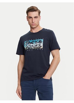Jack&Jones T-Shirt Colton 12268438 Granatowy Standard Fit ze sklepu MODIVO w kategorii T-shirty męskie - zdjęcie 183814218