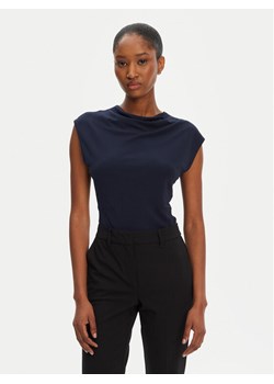 BOSS Bluzka Elamma 50541896 Granatowy Slim Fit ze sklepu MODIVO w kategorii Bluzki damskie - zdjęcie 183814265
