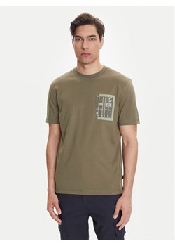 BOSS T-Shirt Te_Container 50546920 Zielony Regular Fit ze sklepu MODIVO w kategorii T-shirty męskie - zdjęcie 183814309