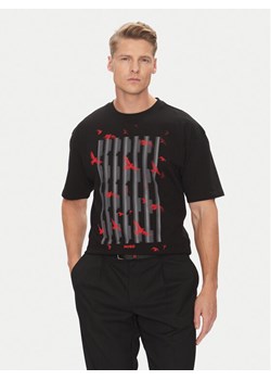 HUGO T-Shirt Digraph 50542581 Czarny Oversize ze sklepu MODIVO w kategorii T-shirty męskie - zdjęcie 183814385
