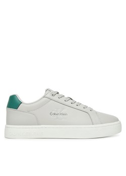 Calvin Klein Jeans Sneakersy Classic Cupsole Mono Lth YM0YM01369 Szary ze sklepu MODIVO w kategorii Buty sportowe męskie - zdjęcie 183814389