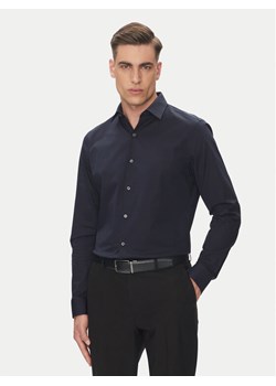 Calvin Klein Koszula Essential LV019EU000 Granatowy Slim Fit ze sklepu MODIVO w kategorii Koszule męskie - zdjęcie 183814436