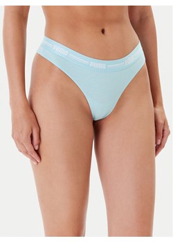 Puma Komplet 2 par stringów 907850 Zielony ze sklepu MODIVO w kategorii Majtki damskie - zdjęcie 183814448
