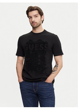 Guess T-Shirt M5YI13 I3Z14 Czarny Regular Fit ze sklepu MODIVO w kategorii T-shirty męskie - zdjęcie 183814478