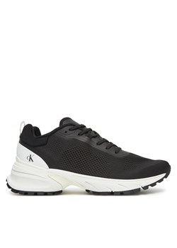 Calvin Klein Jeans Sneakersy Hike Runner Tech Knit YM0YM01284 Czarny ze sklepu MODIVO w kategorii Buty sportowe męskie - zdjęcie 183814636