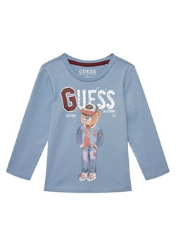 Guess Bluzka N5YI23 K8HM4 Niebieski Regular Fit ze sklepu MODIVO w kategorii T-shirty chłopięce - zdjęcie 183814645