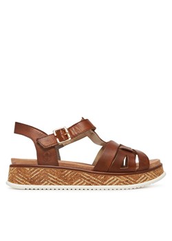 Rieker Sandały W0853-24 Brązowy ze sklepu MODIVO w kategorii Espadryle damskie - zdjęcie 183814718