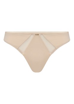 BOSS Stringi Pure 50545055 Beżowy ze sklepu MODIVO w kategorii Majtki damskie - zdjęcie 183814727