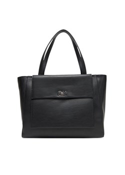Calvin Klein Torebka Ck Re-Lock Medium Shopper LV04F3223G Czarny ze sklepu MODIVO w kategorii Torby Shopper bag - zdjęcie 183814769
