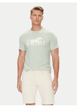 Mustang T-Shirt Austin 1016492 Zielony Regular Fit ze sklepu MODIVO w kategorii T-shirty męskie - zdjęcie 183814799
