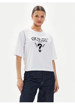 Guess T-Shirt Aurelie V4YI06 I3Z14 Biały Boxy Fit ze sklepu MODIVO w kategorii Bluzki damskie - zdjęcie 183814838