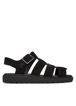 Calvin Klein Jeans Sandały Fisherman Hw Sandal Lth YW0YW01962 Czarny ze sklepu MODIVO w kategorii Sandały damskie - zdjęcie 183814857