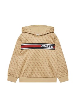 Guess Bluza L5RQ24 FL04Q Beżowy Regular Fit ze sklepu MODIVO w kategorii Bluzy chłopięce - zdjęcie 183814889