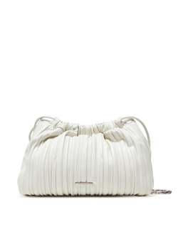 Calvin Klein Torebka Drawstring Plisse Crossbody LV04F3076G Biały ze sklepu MODIVO w kategorii Torebki worki - zdjęcie 183814896