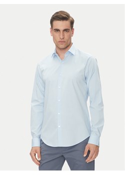 Calvin Klein Koszula Essential LV019EU000 Błękitny Slim Fit ze sklepu MODIVO w kategorii Koszule męskie - zdjęcie 183814925