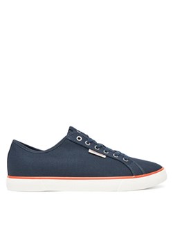 Calvin Klein Jeans Tenisówki Ess Vulc Low Mg Cv YM0YM01301 Granatowy ze sklepu MODIVO w kategorii Trampki męskie - zdjęcie 183814935