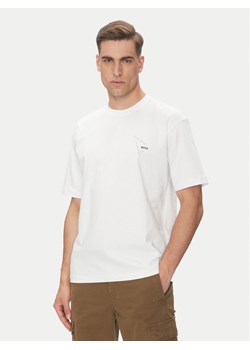 BOSS T-Shirt 50546374 Biały Relaxed Fit ze sklepu MODIVO w kategorii T-shirty męskie - zdjęcie 183814939
