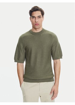 BOSS Sweter Kencel 50545678 Zielony Regular Fit ze sklepu MODIVO w kategorii Swetry męskie - zdjęcie 183814945